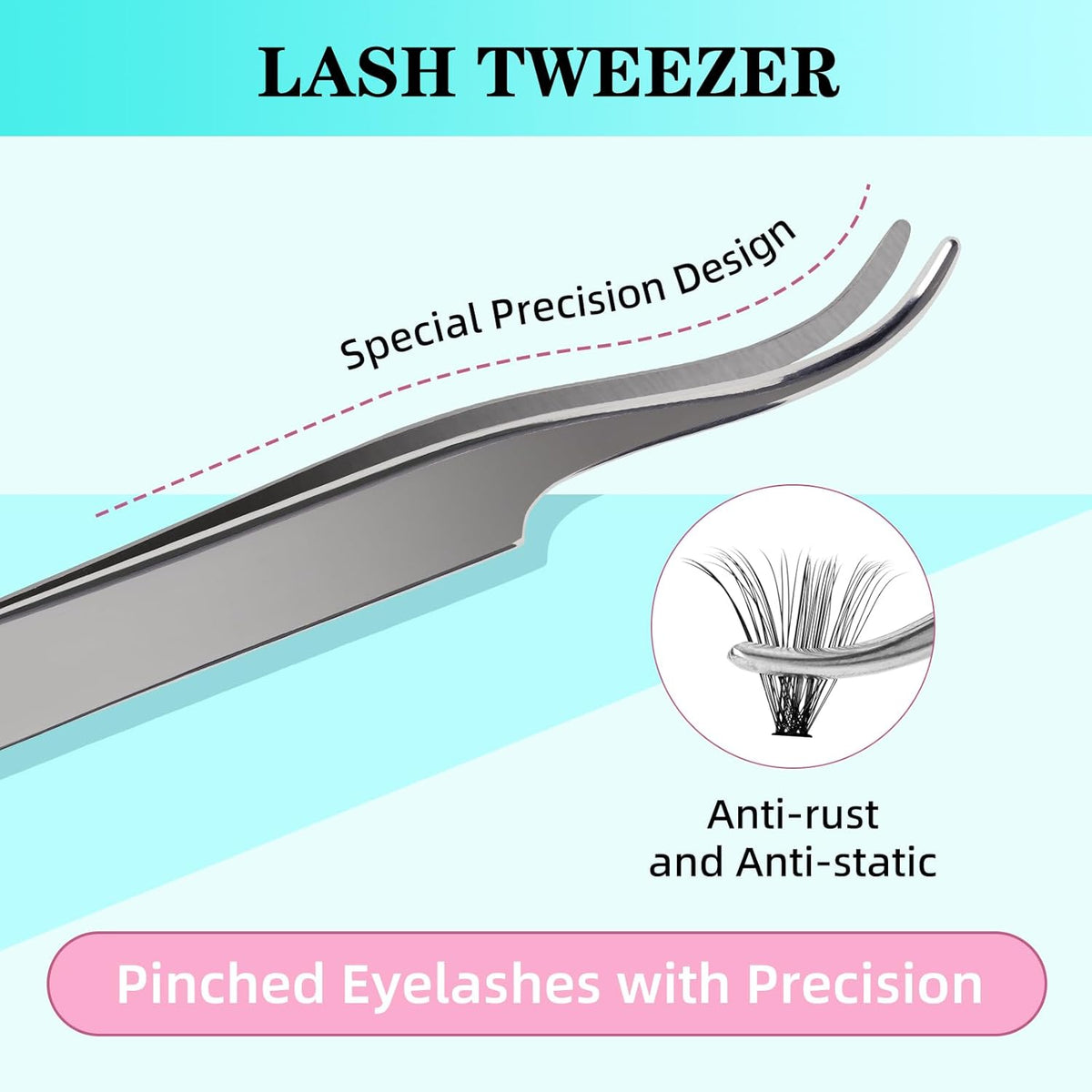 Lash Clusters Kit 200PCS 40D Eyelash Extension Kit D Curl Wispy Eyelash Clusters DIY Natural
