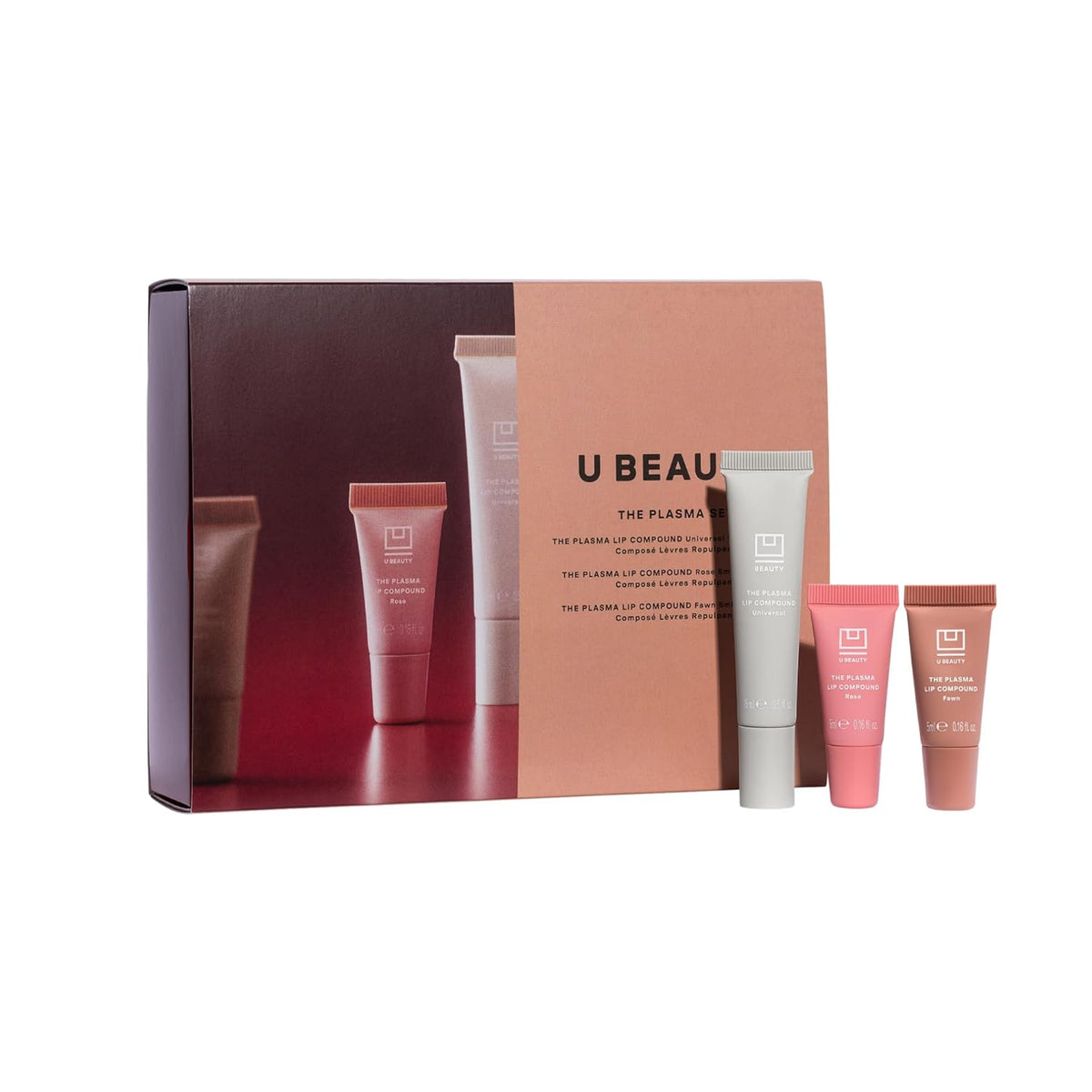 U Beauty The PLASMA Tinted Lip Compound - Anti-Aging & Anti-Wrinkle Lip Gloss, Hyaluronic Acid