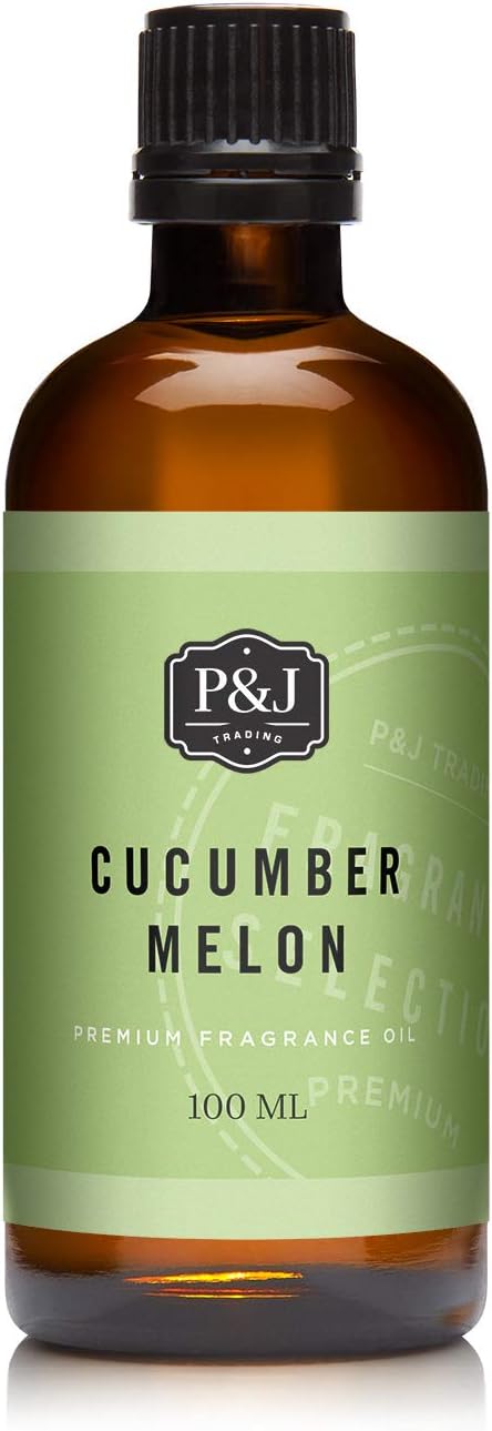 P&J Trading - Cucumber Melon Scented Oil 100ml - Fragrance Oil for Candle Making, Soap Making
