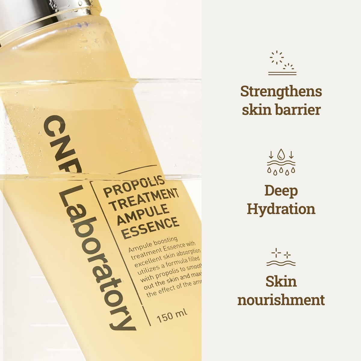 CNP Honey Glow Booster Toner (5.07 fl. oz) - Hydrating Honey Ceramide Toner with Propolis Extract &