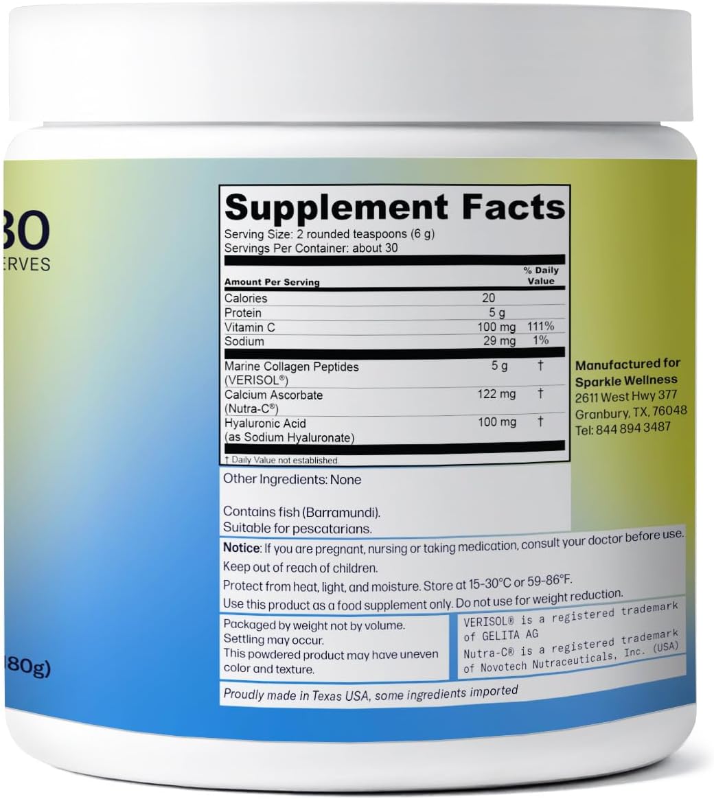 Marine Skin Boost Plus (No Flavor) [30-Serves] | Collagen Powder Supplement with Marine-derived