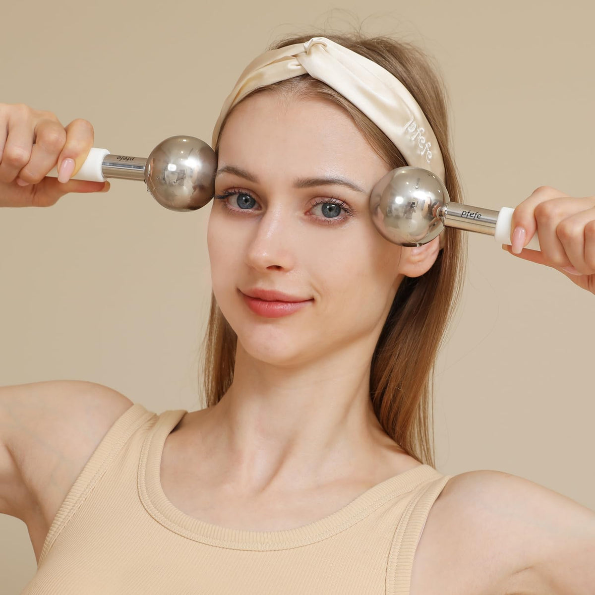 Ice Globes for Face & Eyes, Unbreakable Stainless Steel Cryo Sticks for Beauty Routines, Facials