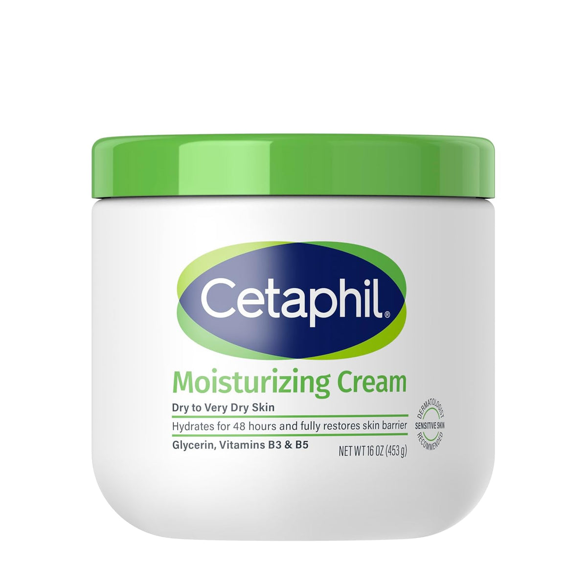 Cetaphil Face & Body Moisturizer, Hydrating Moisturizing Cream for Dry to Very Dry, Sensitive Skin