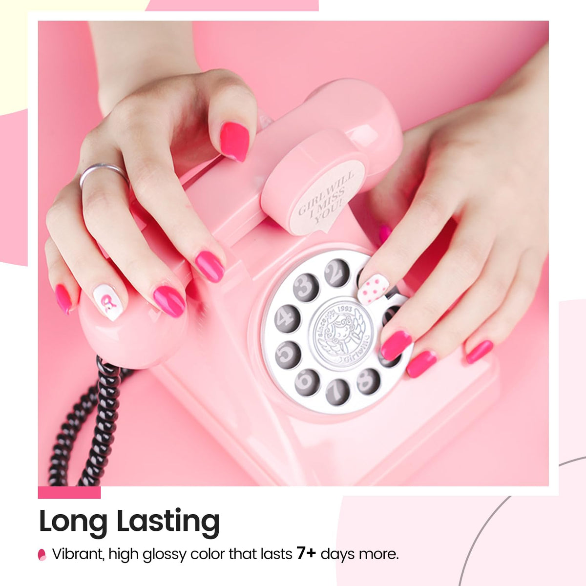 10ml Nude Pink Nail Polish Set 6 Colors Brown Red Purple All Seasons Neutral Color Quick Dry Nail