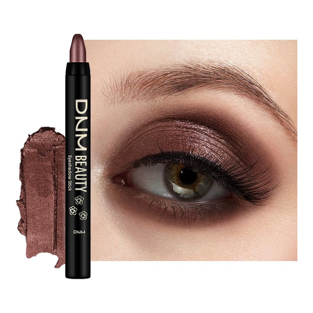 Kaely Cream Eye Shadow Sticks, Rich Brown Shimmer Eyeliner Pencil Eyeshadow Palette Makeup, Eye