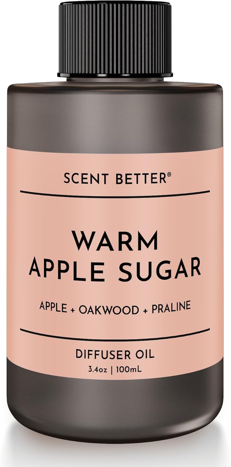 Scent Better Warm Apple Sugar Aroma Essential Oil Blend: an Aromatherapy Blend of Apple, Oakwood