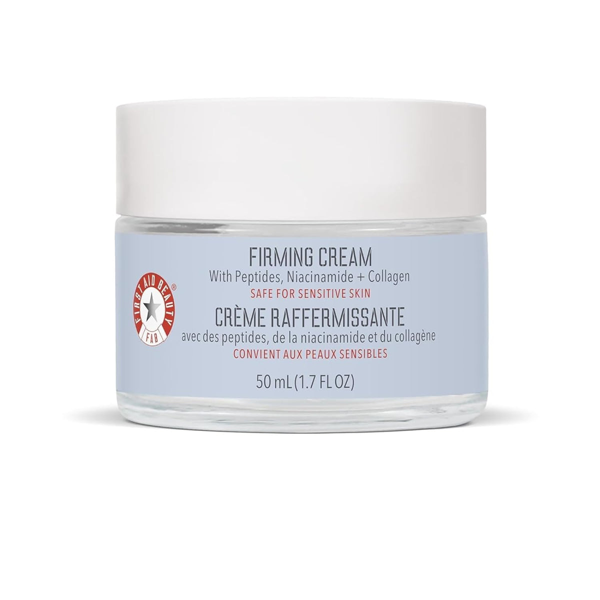 First Aid Beauty Firming Collagen Cream with Collagen, Peptides and Niacinamide – Day + Night