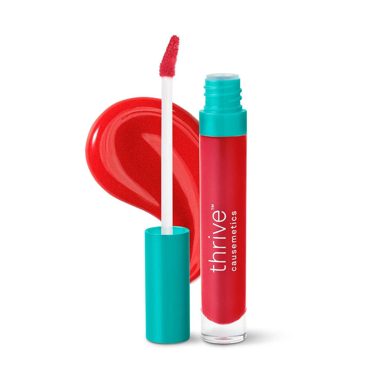 Thrive Causemetics Sheer Strength Lip Plumping Peptide Gloss, Lip Plumper with Vitamin E, Peptides