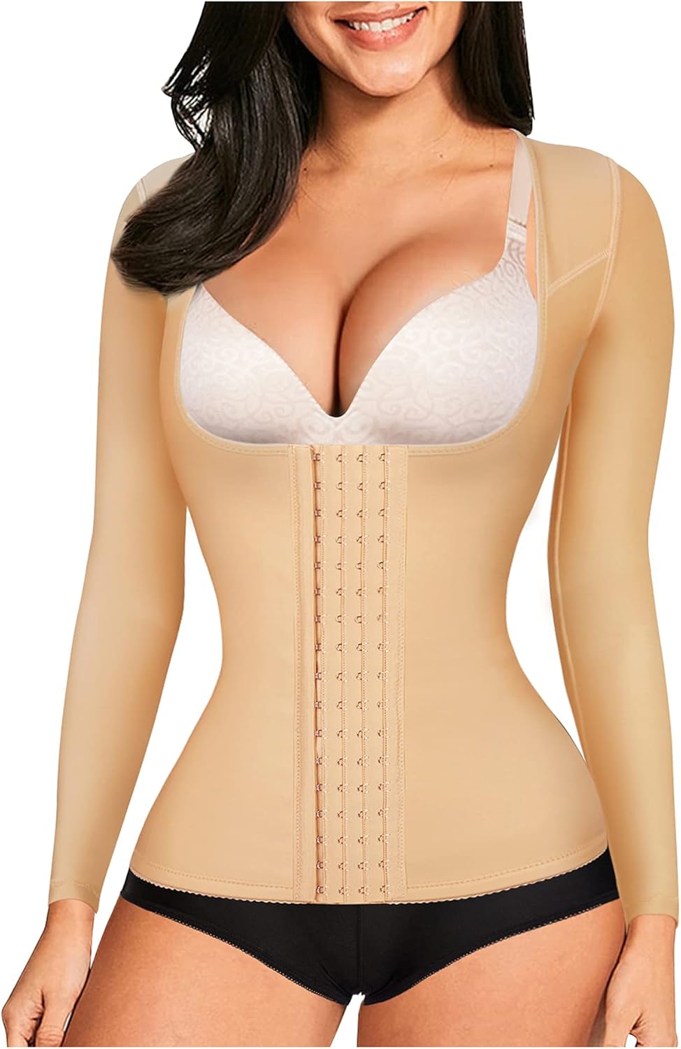Gotoly Women Waist Trainer Corset Tummy Control Shapewear Upper Arm Shaper Post Surgical Slimmer