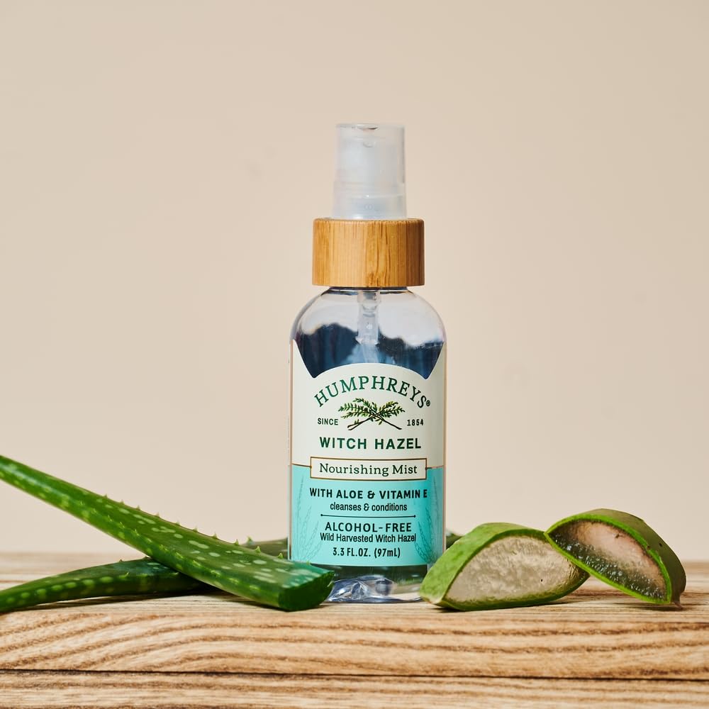 Humphreys Witch Hazel Nourishing Toner Mist Spray | Nourishing Hydrating Toner | Alcohol-Free |