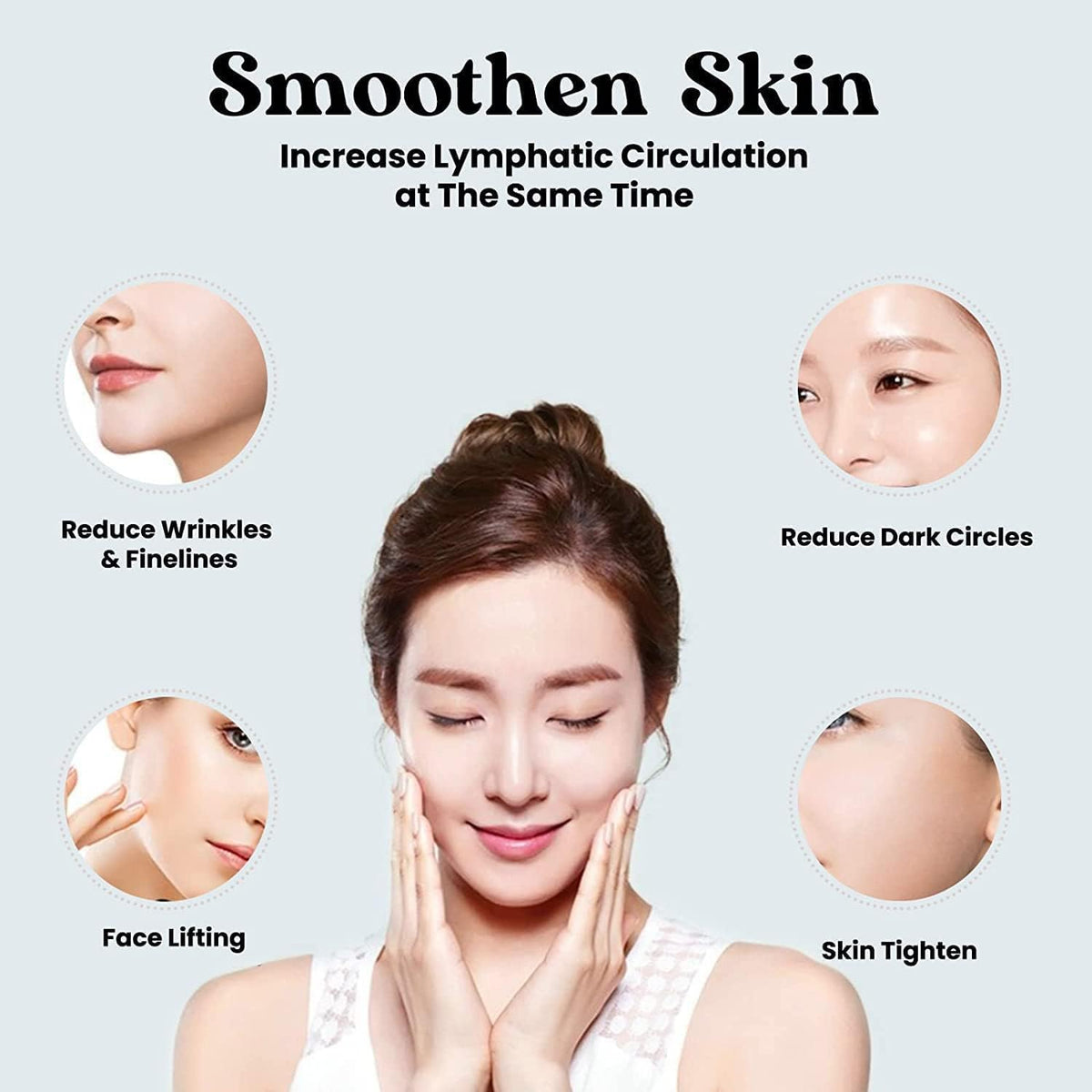 ROSELYNBOUTIQUE Gua Sha Facial Tools & Face Roller for Lift Wrinkless Natural Skincare Tool Jade