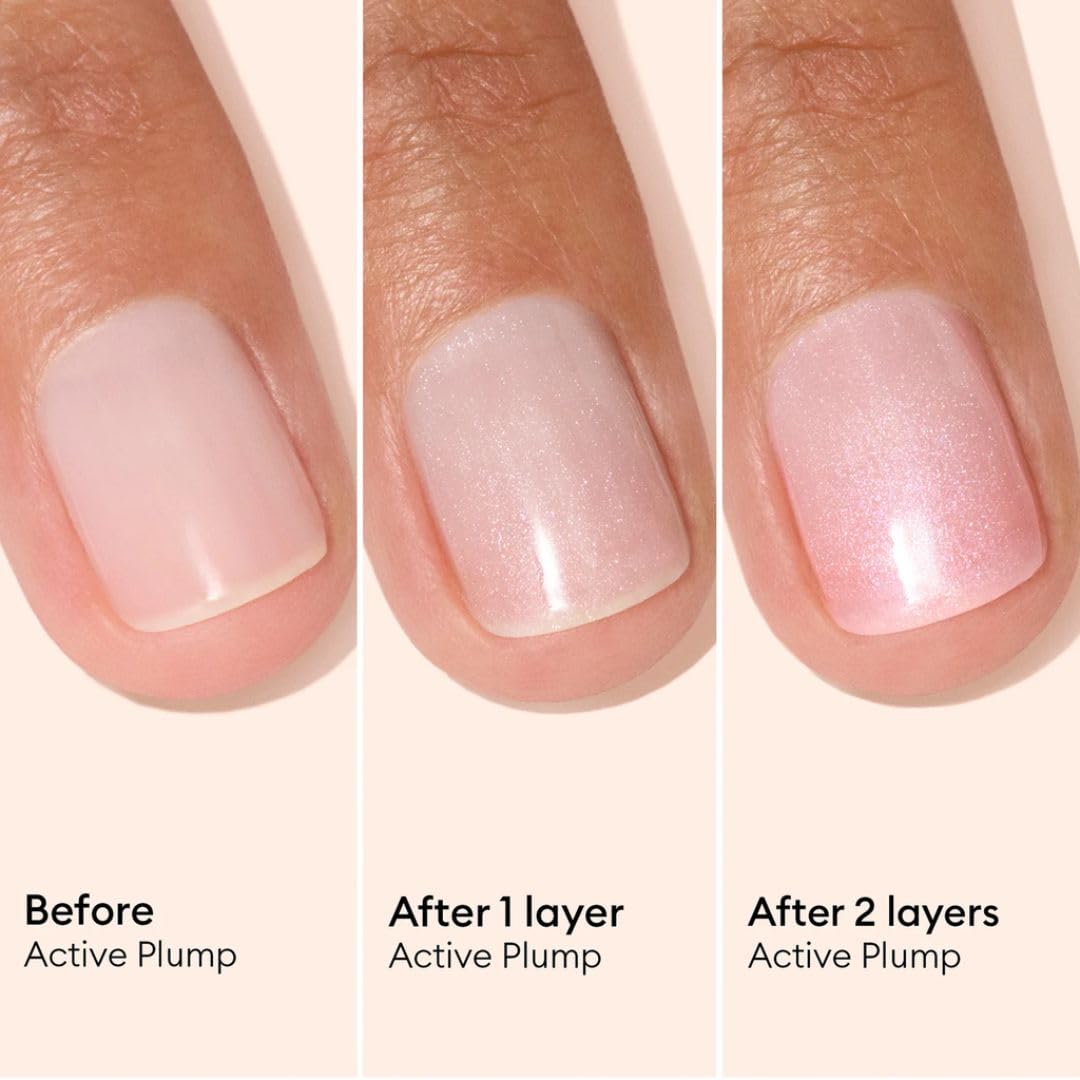 Manucurist Active Plump Nail Polish & Care - Collagen & Peach Extract - No Lamp - Nail Hydrator