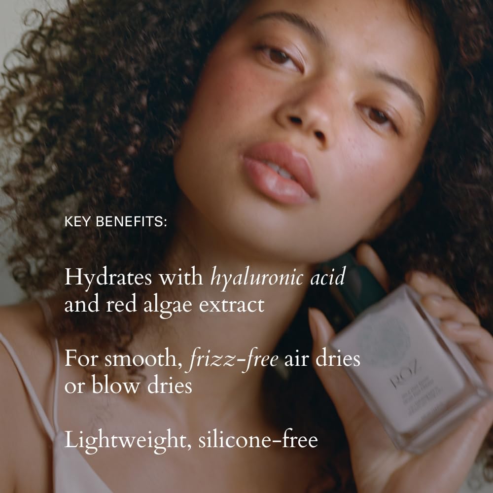 RŌZ Milk Hair Serum - Versatile 3-in-1 Leave-In for All Hair Types, Hydrates & Smooths, Frizz-Free