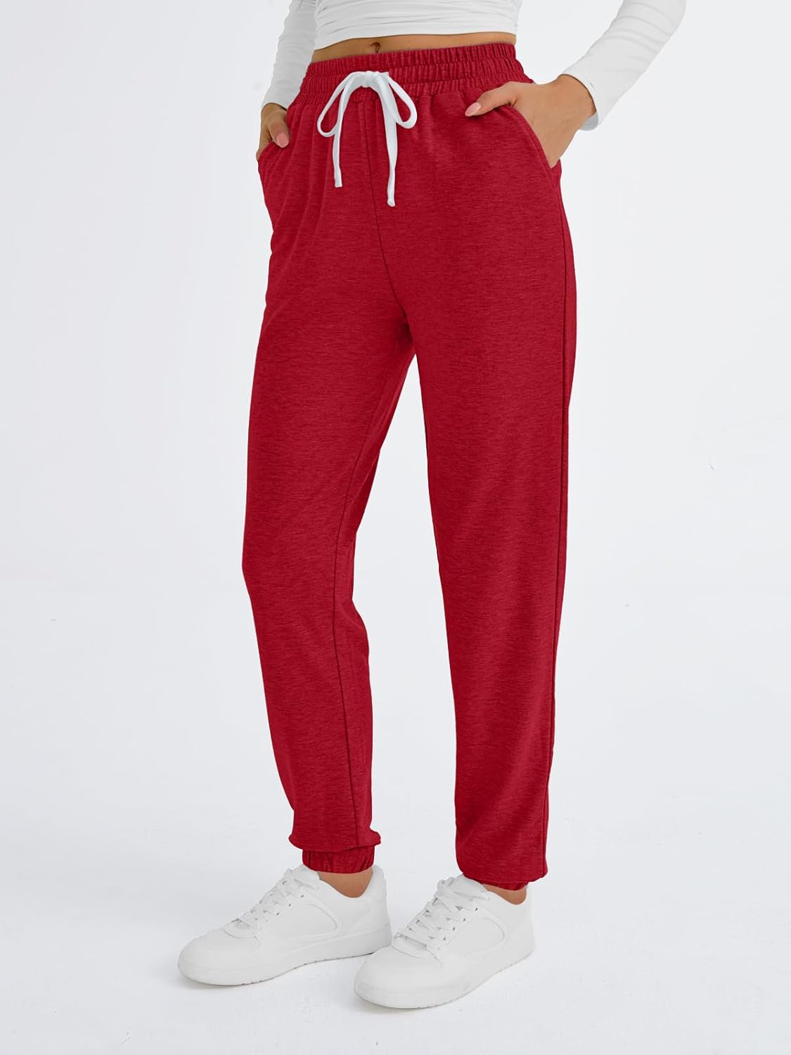 AUTOMET Sweatpants Women with Pockets Lounge Pajama Travel Pants Work Joggers Fall Clothes Winter