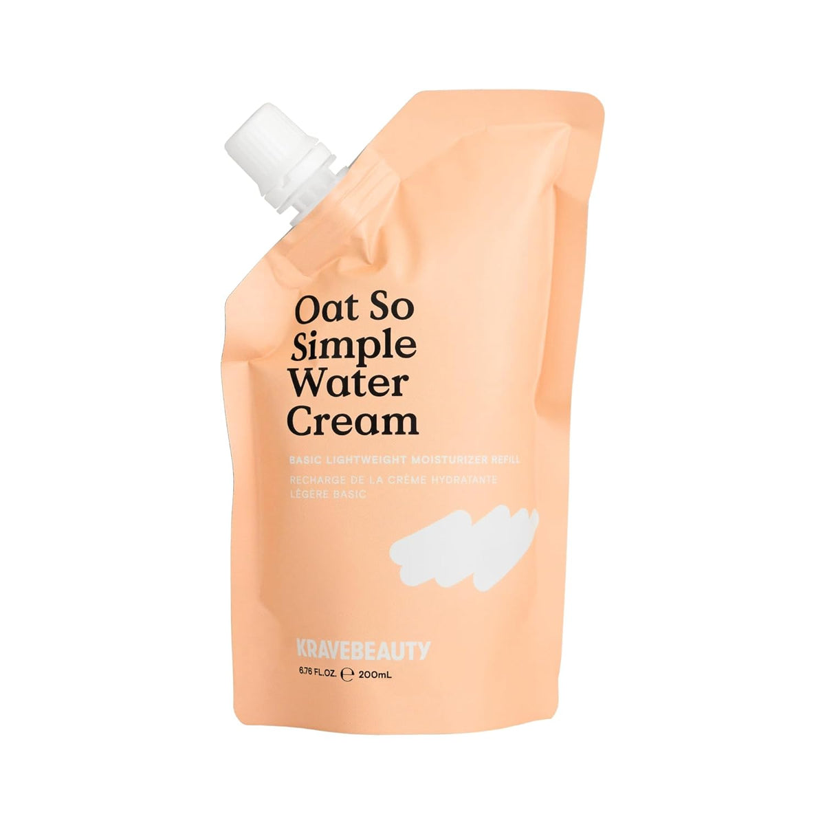 KraveBeauty Oat So Simple Water Cream Refill, Enriched With Oat & Squalane To Soothe & Lock In