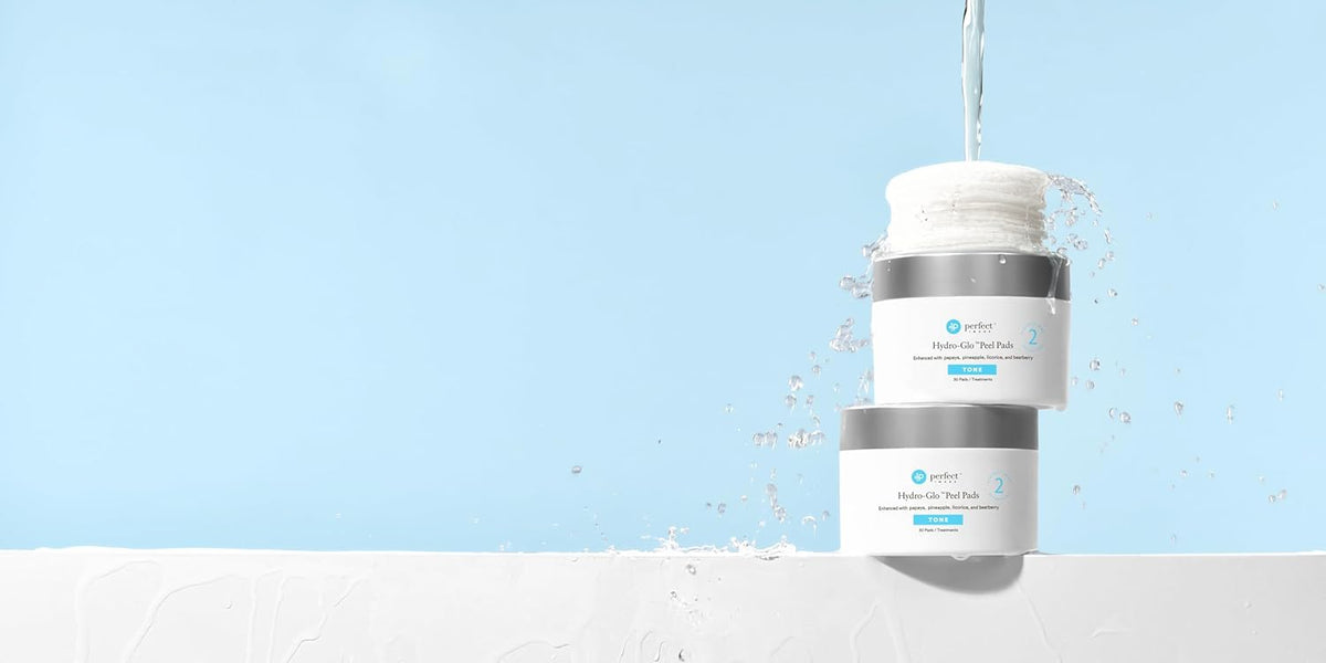 Hydro-Glo Peel Pads - Enhanced with Kojic, Mandelic, Glutathione, Licorice, Papaya, Pineapple