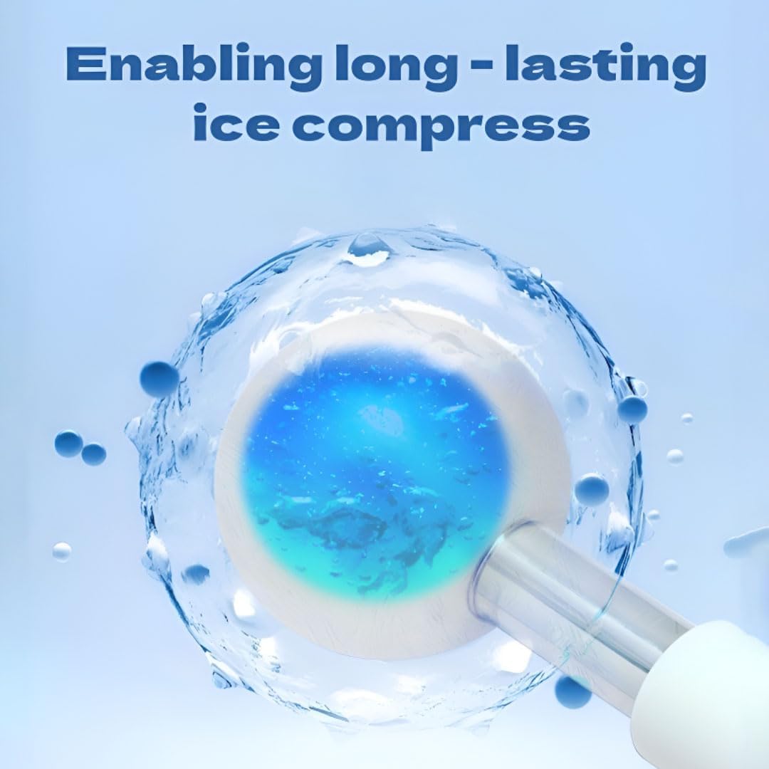 Ice Globes for Face & Eyes, Unbreakable Stainless Steel Cryo Massagers for Skincare Routines