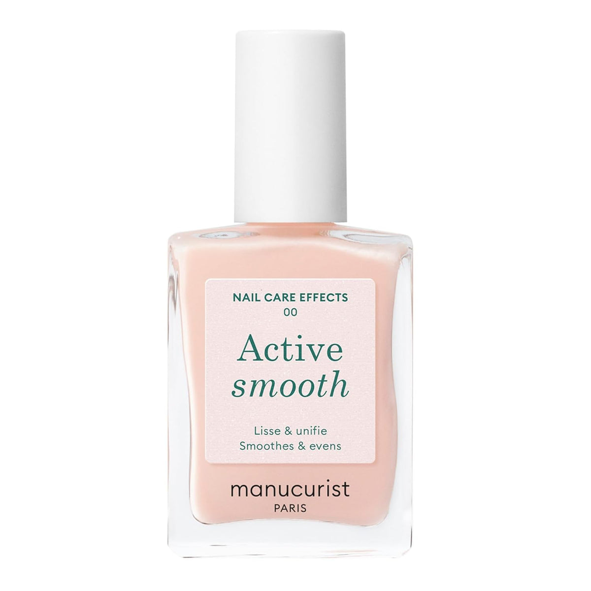 Manucurist Active Smooth 00 Nail Concealer Polish & Care - 2 in 1 Nude Nail Polish : Nail