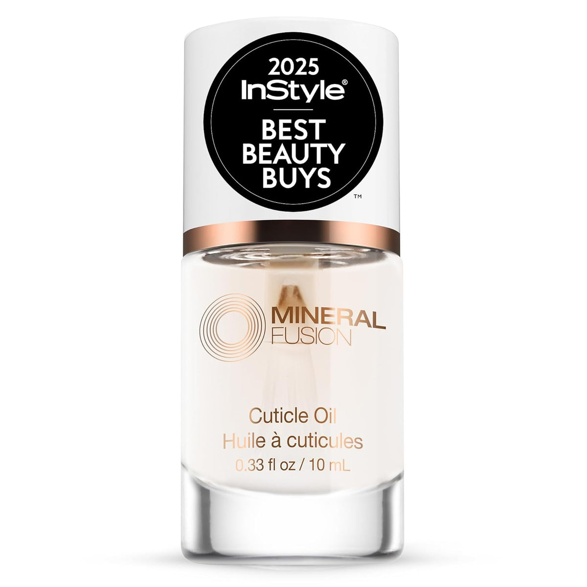 Mineral Fusion Cuticle Oil Nail Treatment - Natural Moisturizer with Vitamin E and Sweet Almond Oil