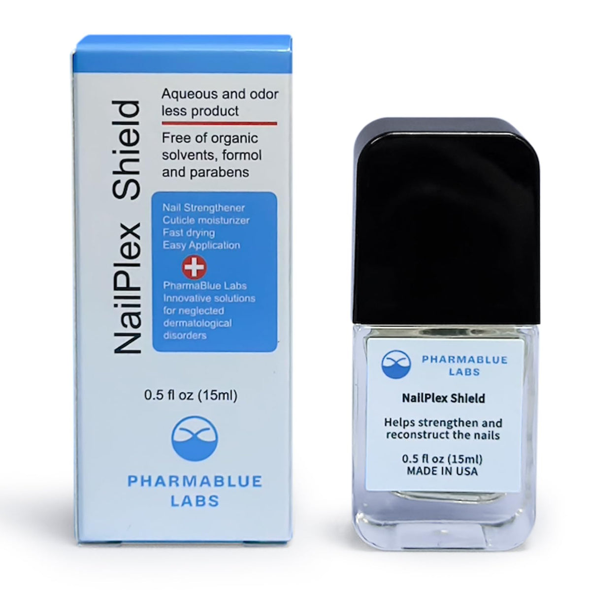 NailPlex Shield Nail Stregthener for Damaged Nails Nail Repair Advanced Formula Cuticle Serum