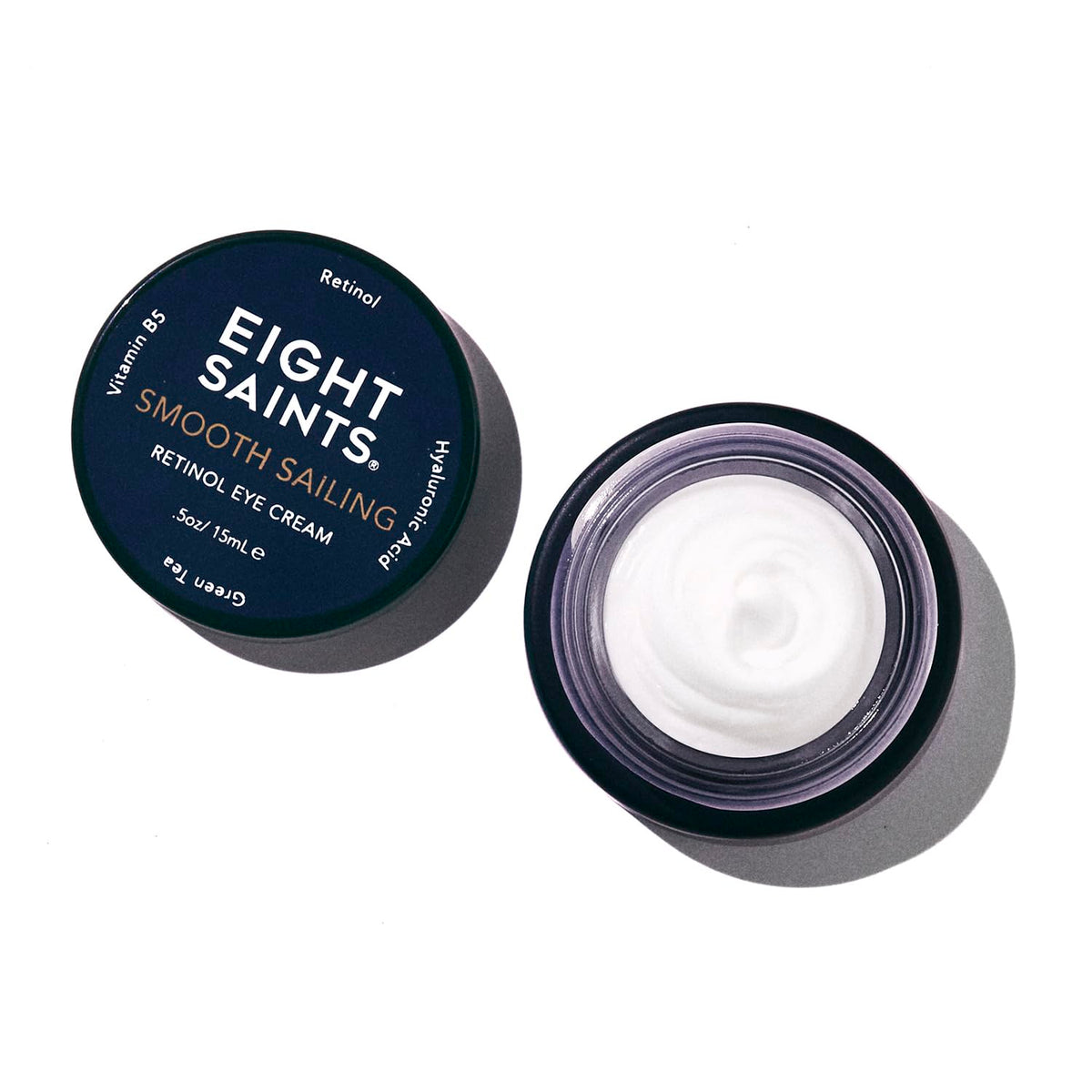 Eight Saints Retinol Eye Cream, Natural & Organic, For Smoothing Fine Lines and Wrinkles and