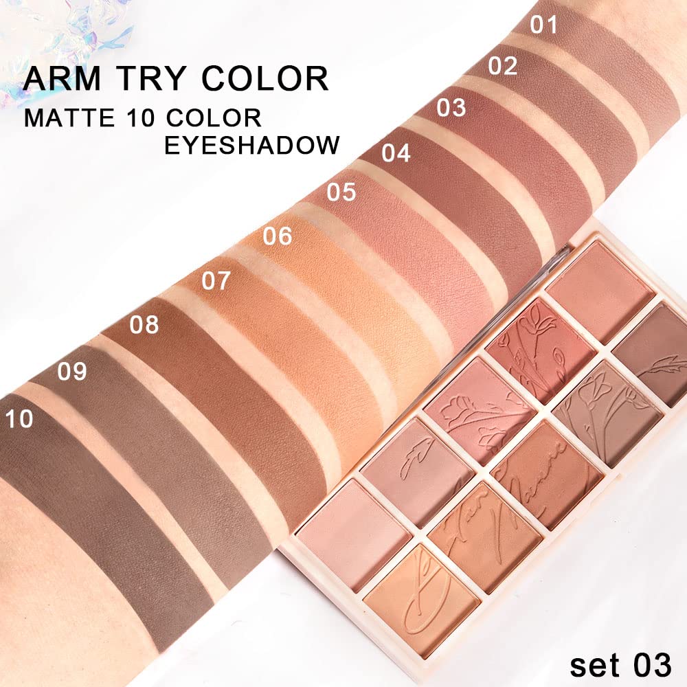 AMY'S DIARY 12Color Light Pink Purple Eyeshadow Palette, Long-Lasting, and Highly Pigmented.