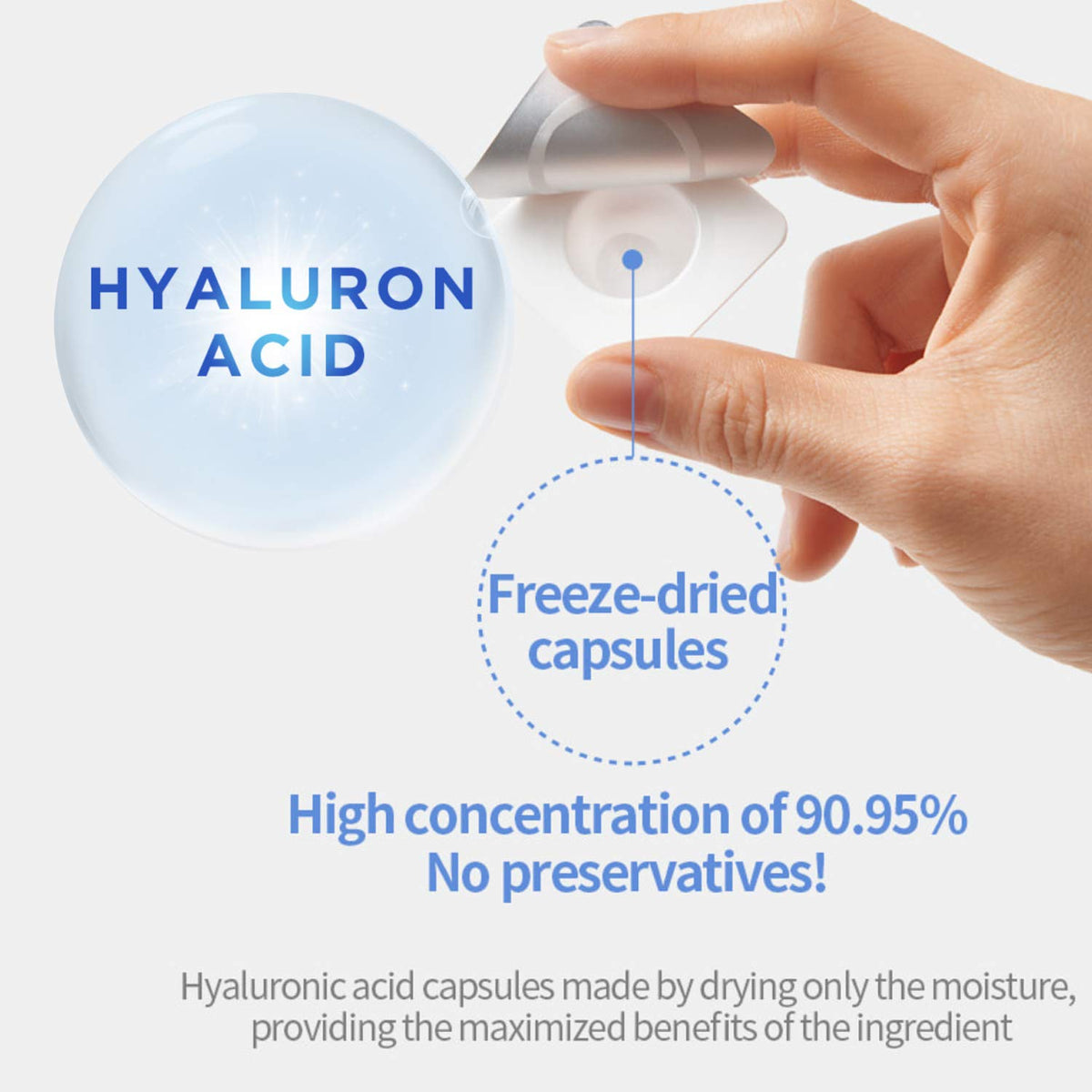 WELLAGE Real Hyaluronic Acid Hydrate One Day Kit Serum 7ea, Korean Beauty Secret Ampoule, High