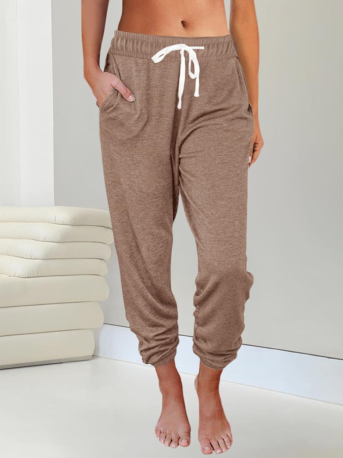 AUTOMET Sweatpants Women with Pockets Lounge Pajama Travel Pants Work Joggers Fall Clothes Winter