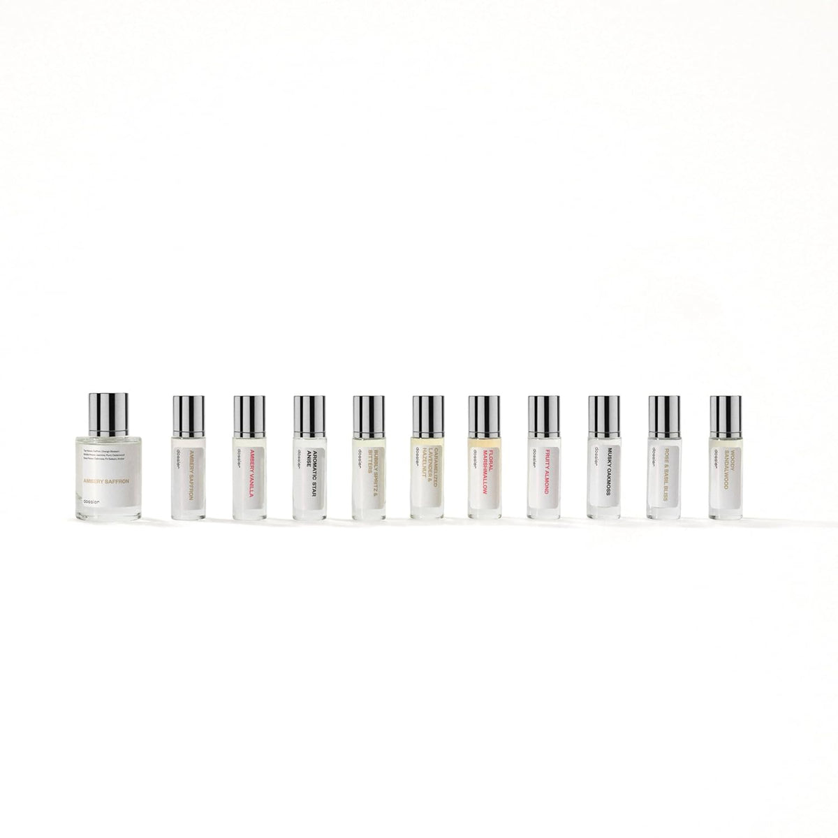 Dossier - Discovery Set 10 x 11ml/0.37 fl. oz - Testing Sampler Fragrances - Diverse Fragrance