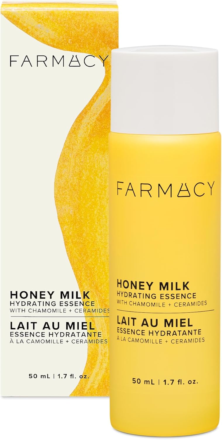 Farmacy Hydrating Essence - Hydrating Honey Milk Toner + Facial Essence to Soothe, Moisturize and