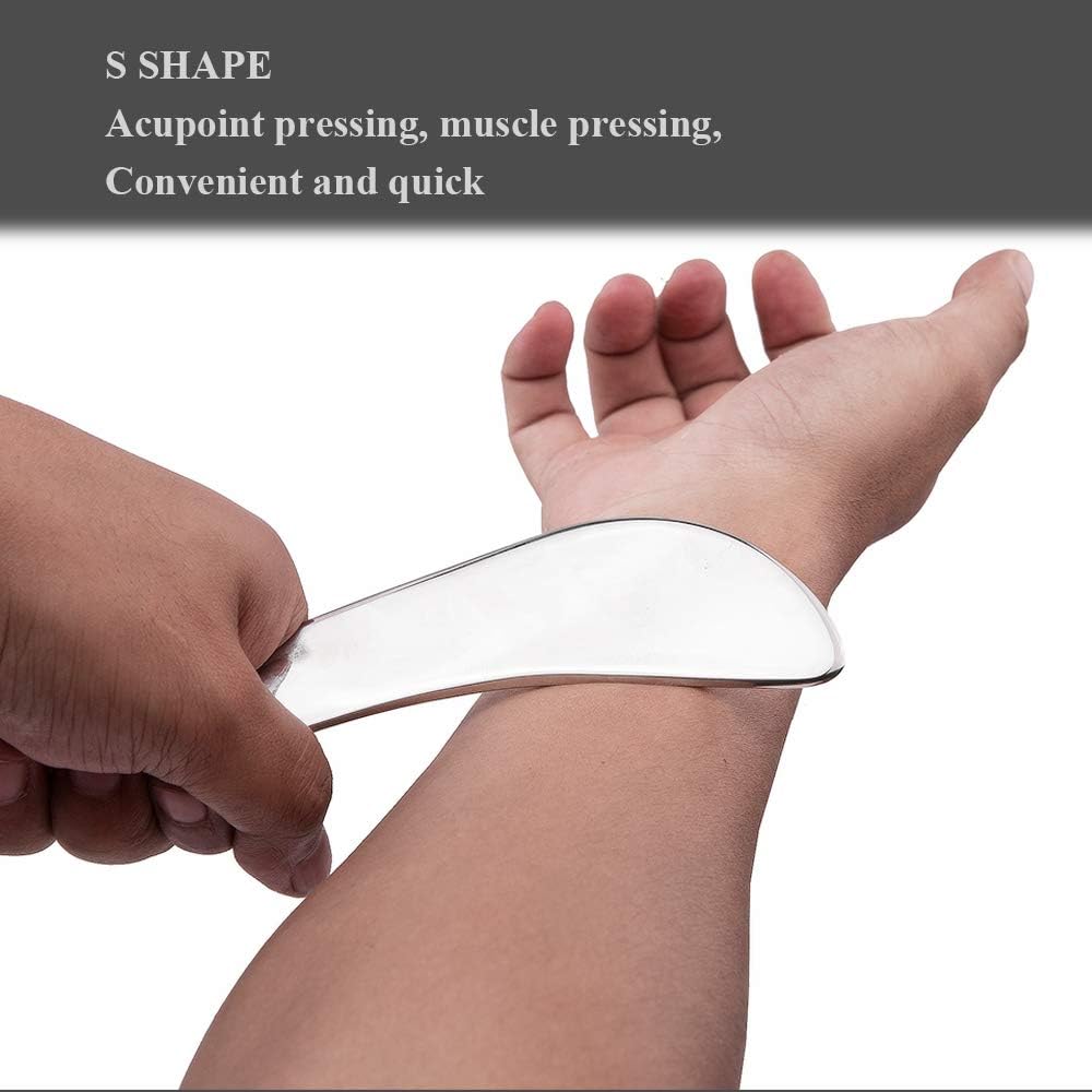 FeelFree Sport Stainless Steel Guasha Scraping Massage Tool-Muscle Scraper Tool for Soft Tissue