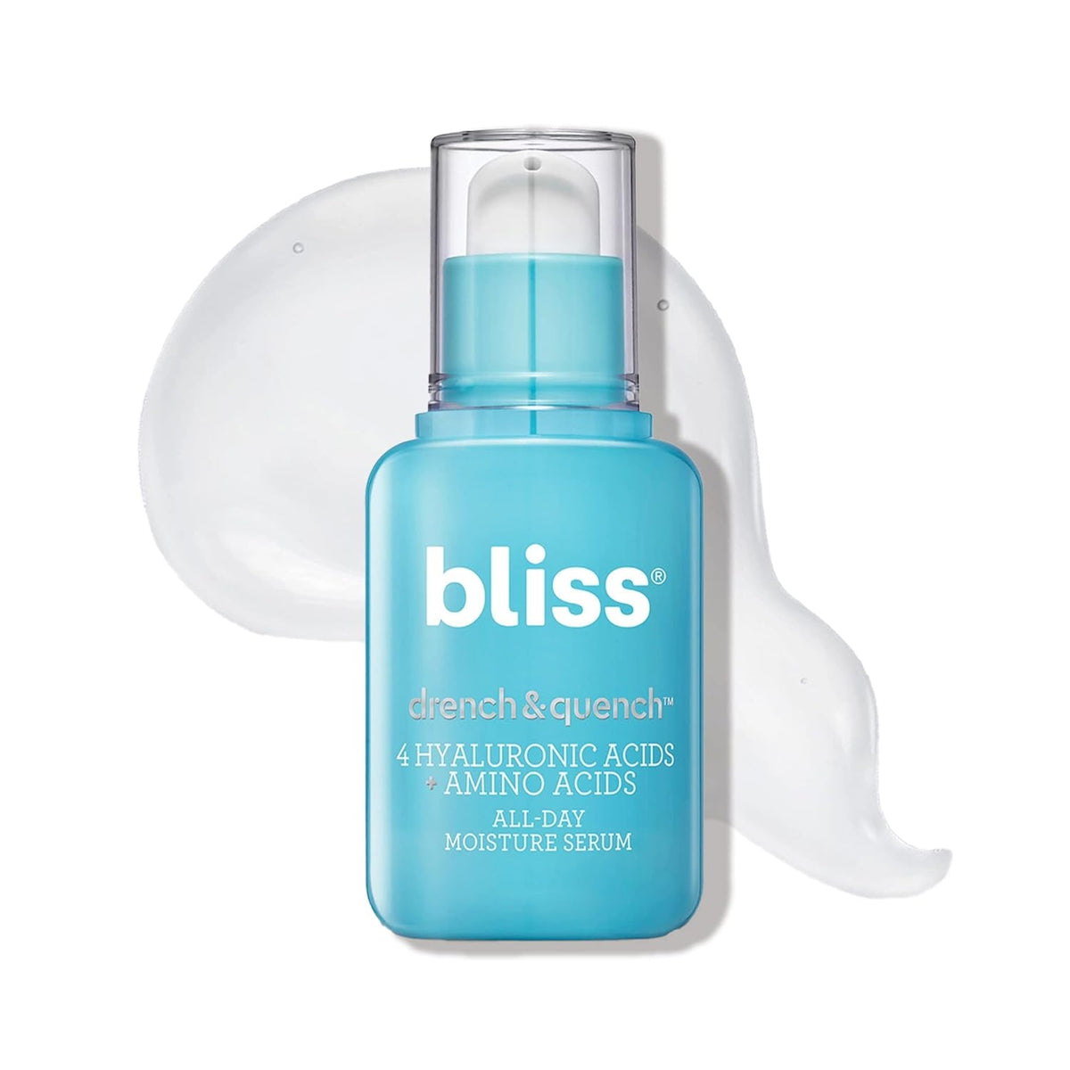 Bliss Hyaluronic Acid Drench & Quench Facial Serum – Hydrating Serum for Dry, Sensitive Skin