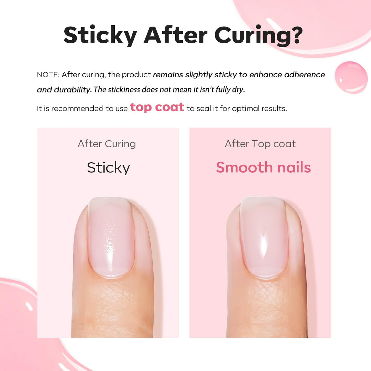 modelones Builder Nail Gel, 8-in-One Pink Builder for Nail Thickening, U/V LED Lamp Cured Hard