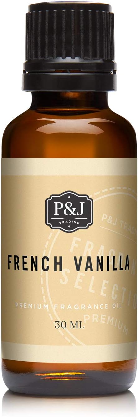 P&J Trading Fragrance Oil | French Vanilla Oil 30ml - Candle Scents for Candle Making, Freshie