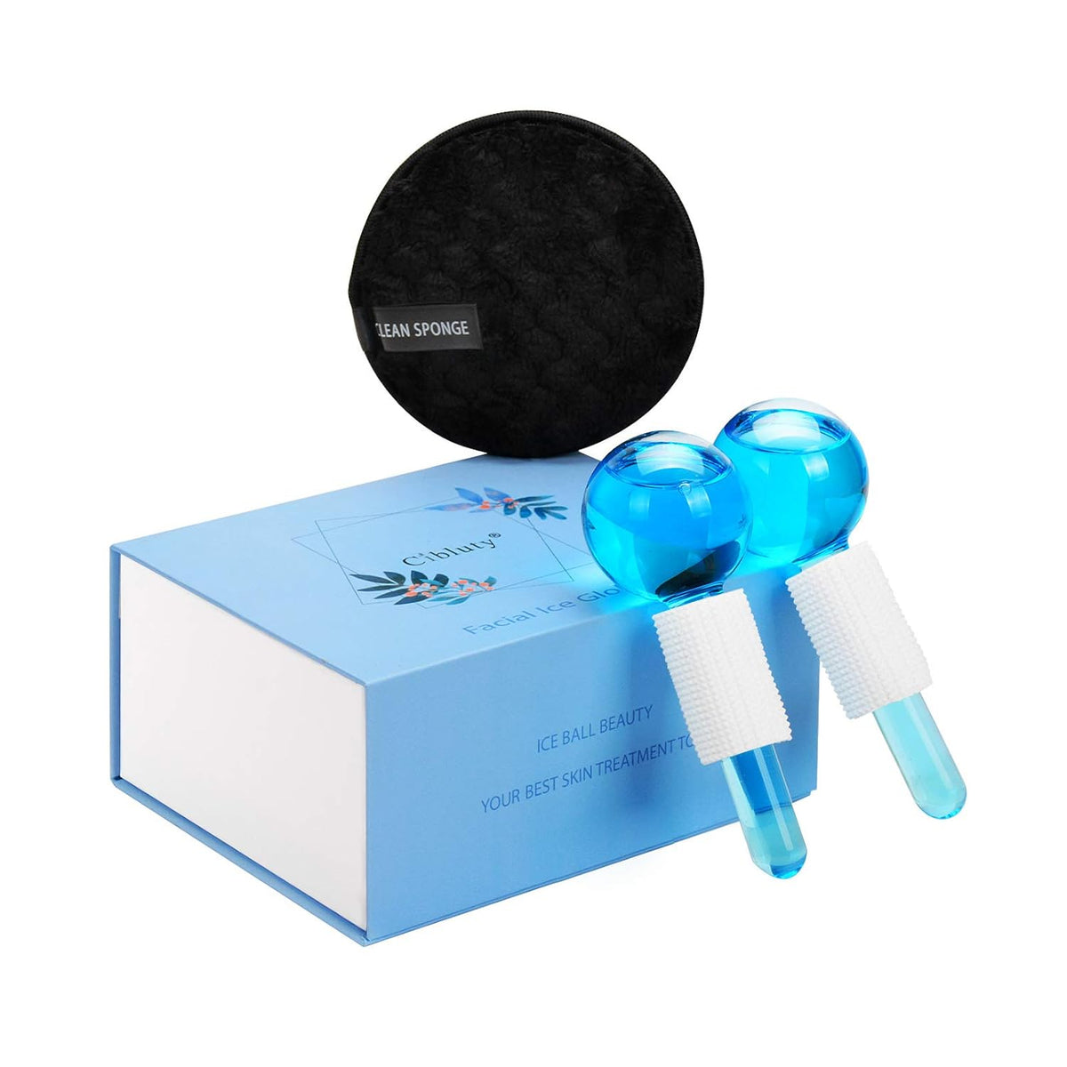 ICE Globes for Facial, 2 PCS Facial Globes for Massage Tool, Facial Roller Cold Skin Massagers