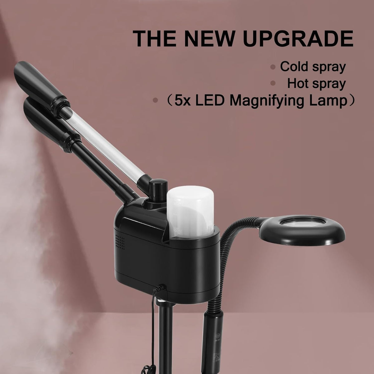 Artist hand Professional 3 in 1 Facial Steamer Upgrade Esthetician Steamer with hot & Cold Nozzle