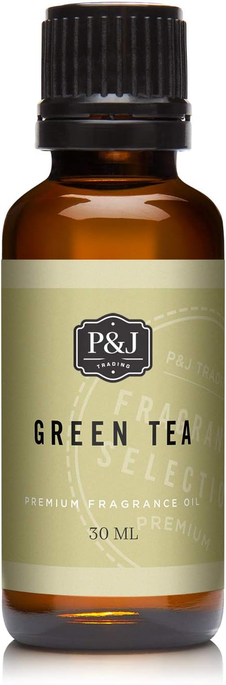 P&J Trading - Green Tea Scented Oil 30ml - Fragrance Oil for Candle Making, Soap Making, Diffuser