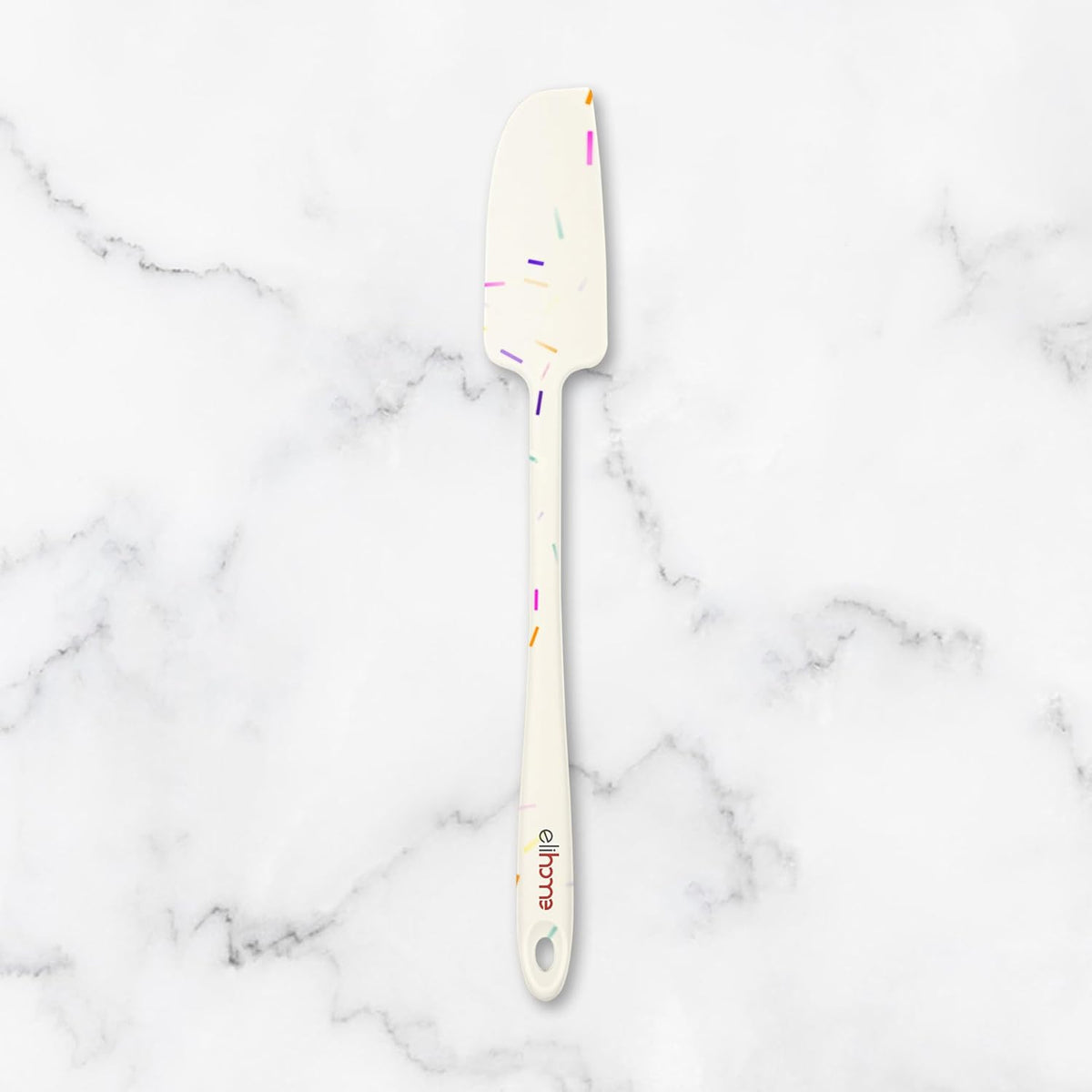 Elihome Skinny Silicone Spoonula - Non-Stick Heat Resistant Silicone Scraper Spatula for Mixing