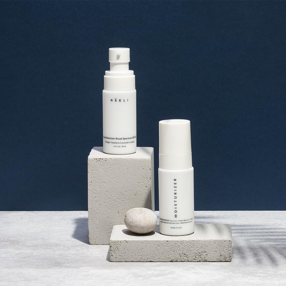 NAELI Face Moisturizer with SPF 30, Anti Aging Collagen & Peptide Cream, Reduces Wrinkles
