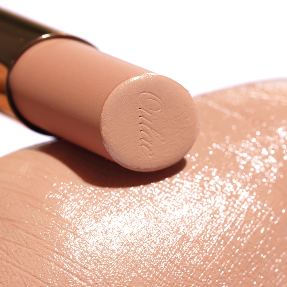 Oulac Color Rich Satin Lipstick - Nude Beige Full Coverage Lip Color, Creamy Silky-Smooth