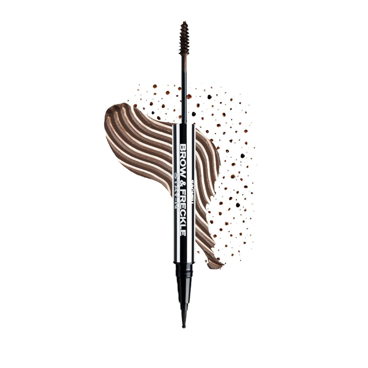Sacheu Brow & Freckle STAY-N Tinted Eyebrow Gel & Faux Freckle Pen — 2-in-1 Longwear Water