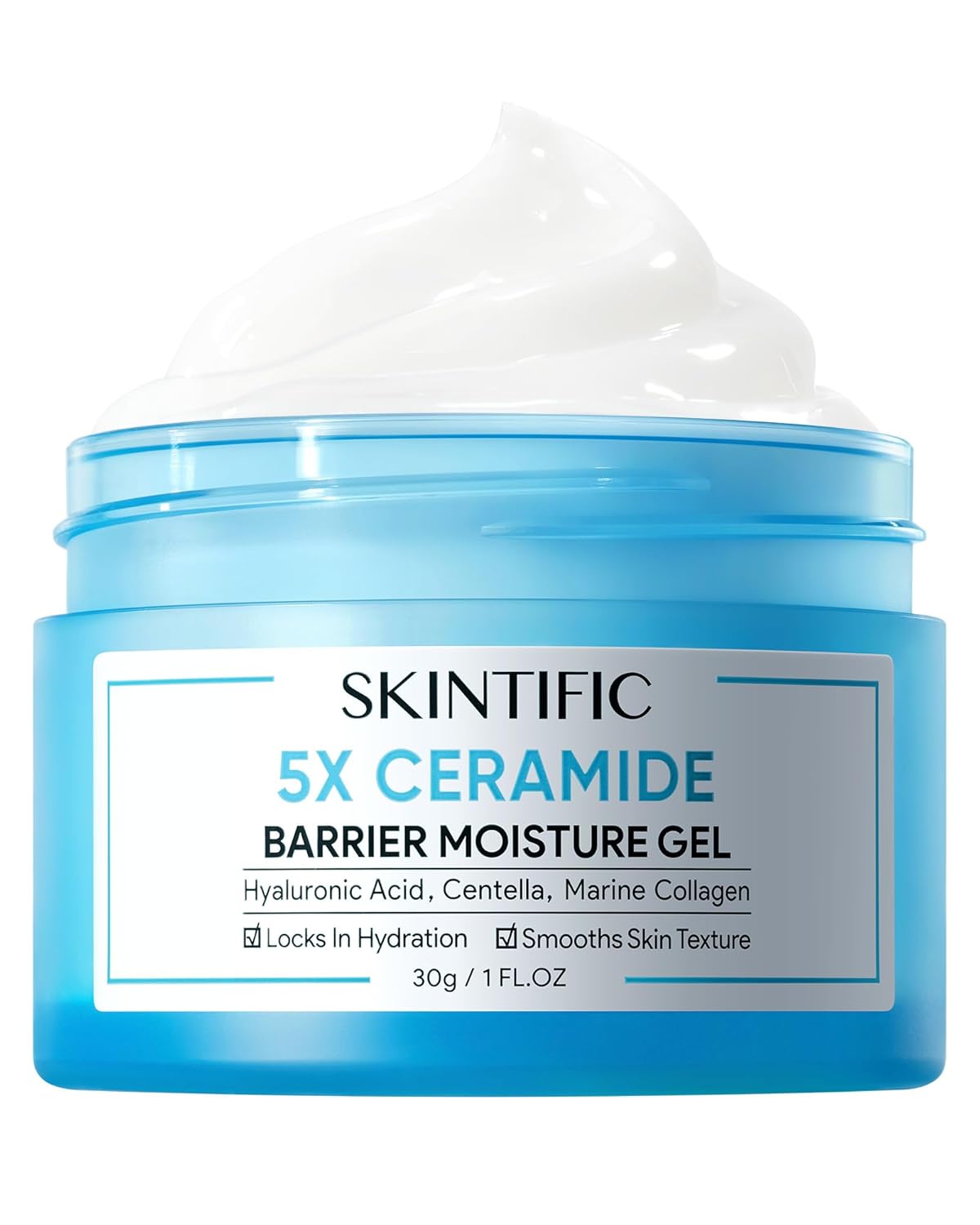 5X Ceramides Moisture Barrier Cream, Hydrating Skin Barrier Repair Face Moisturizer for All Skin
