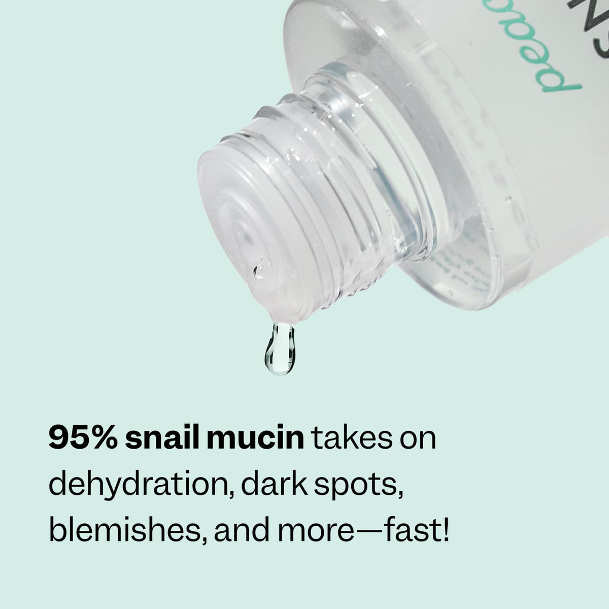 Peach Slices | Snail Rescue Blemish Busting Toner | 95% Snail Mucin | Pore Cleaner | Hydrates &