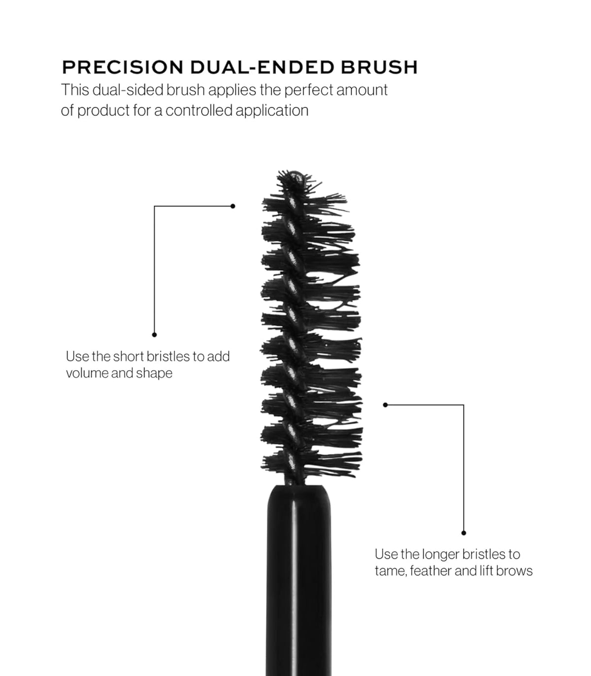 MAKE Beauty Infinite Hold Brow Tint. Brown Eyebrow Gel with Brush. Sculpt, Define, and Set Eyebrows