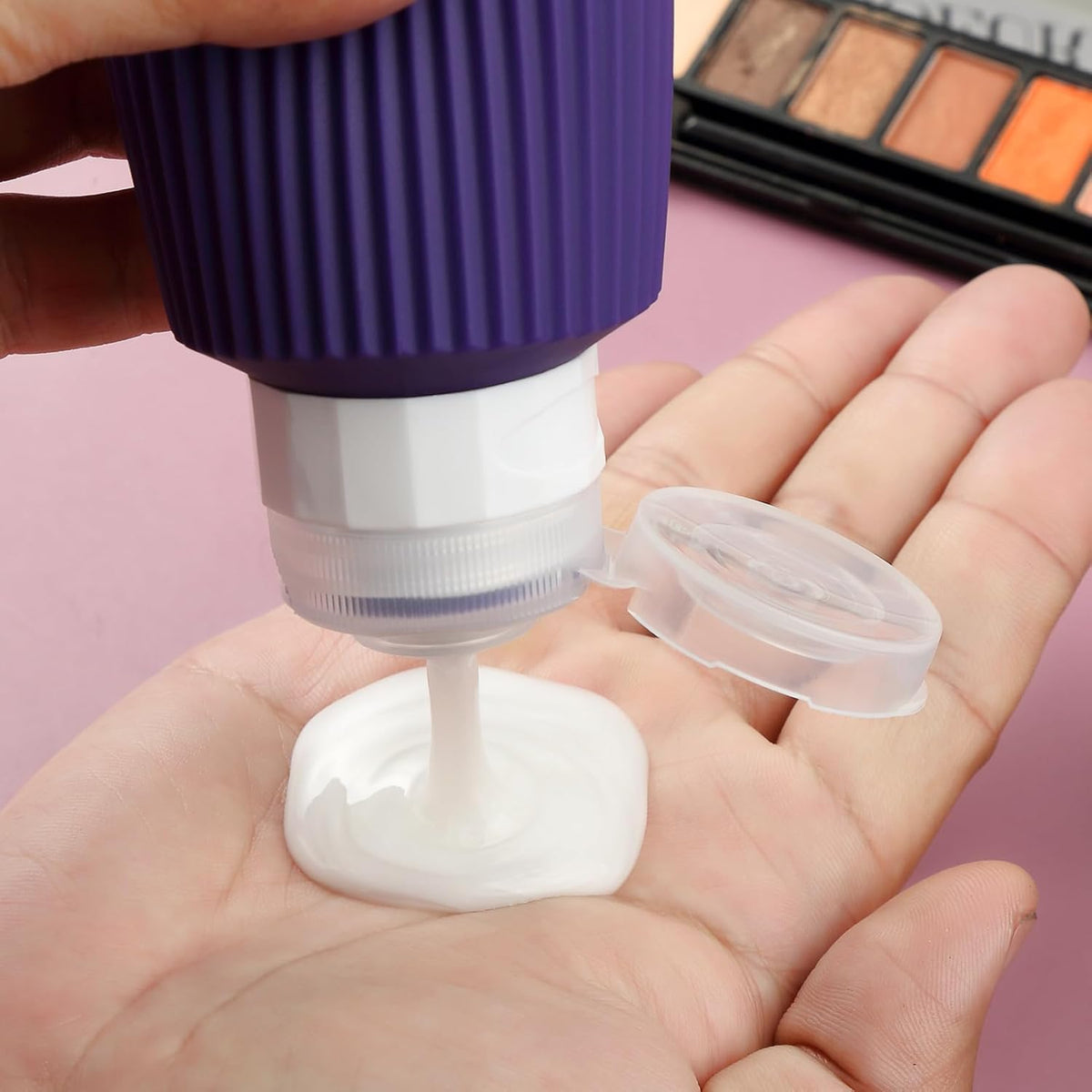 16 Pack Travel Bottles for Toiletries, Large 6oz Silicone Travel Containers with No-Drip Valve and