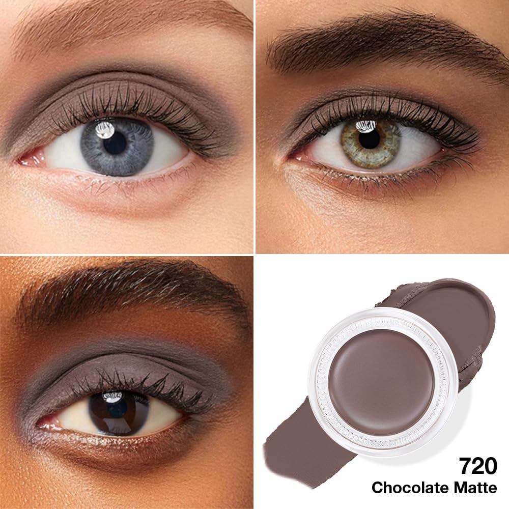 Single Cream Chocolate Matte Eyeshadow Palette Makeup, Natural Single Mini Instant Holographic