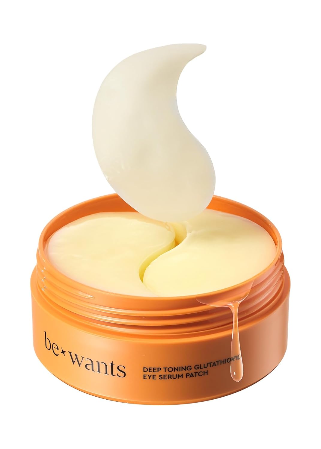 Bewants Hydrogel Eye Patches with Deep Toning Glutathione, 60 Patches, Under Eye Masks for