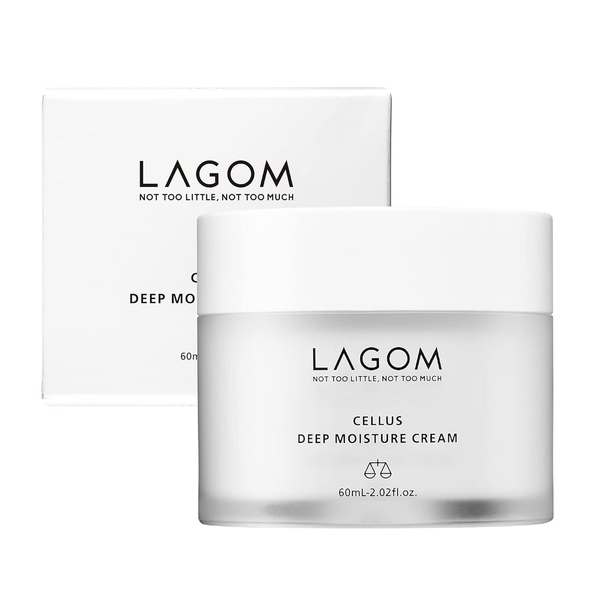 LAGOM Cellus Deep Moisture Cream Natural Moisturizer with Ceramide and D-Panthenol (B5) Smooth