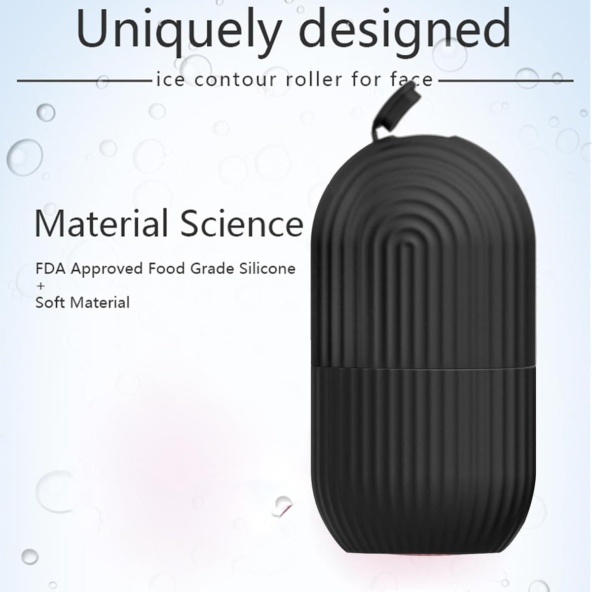 Ice Face Roller, Reusable Silicone Mold Face Massage Eye Facial Beauty Skin Care Tools Apply Ice