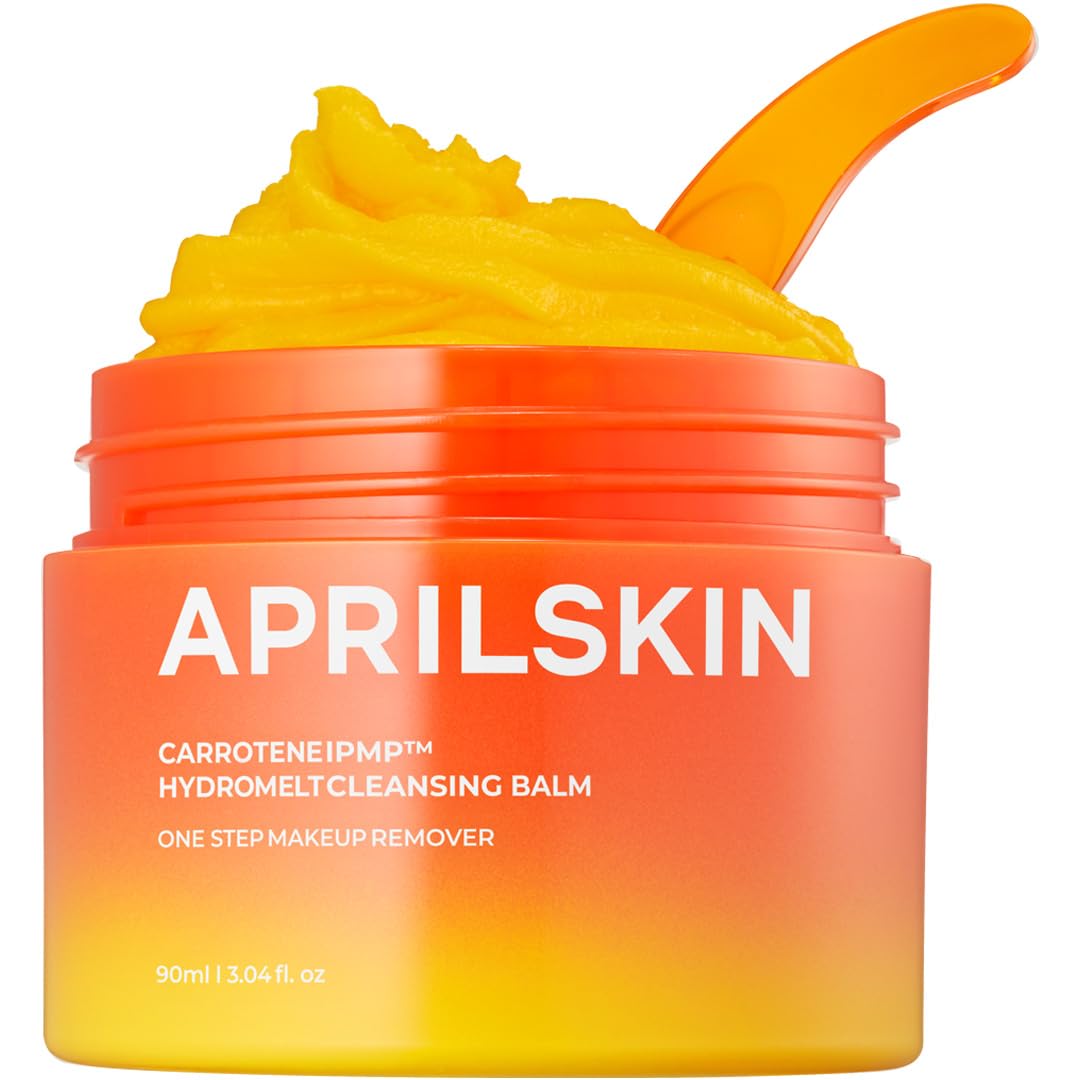 APRILSKIN Carrotene IPMP Hydromelt Cleansing Balm, 3.04 fl.oz, Noncomedogenic, Grapefruit Peel Oil